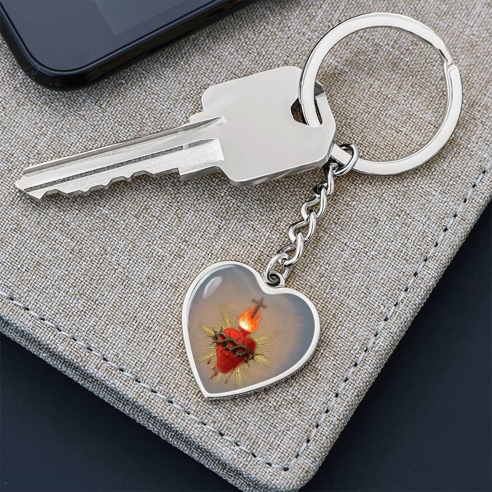 Sacred Heart Jesus Keychain