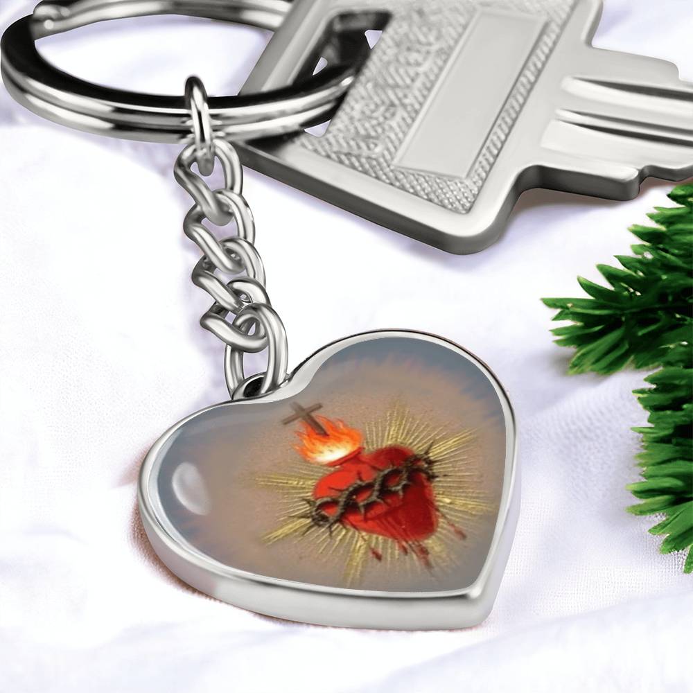 Sacred Heart Jesus Keychain