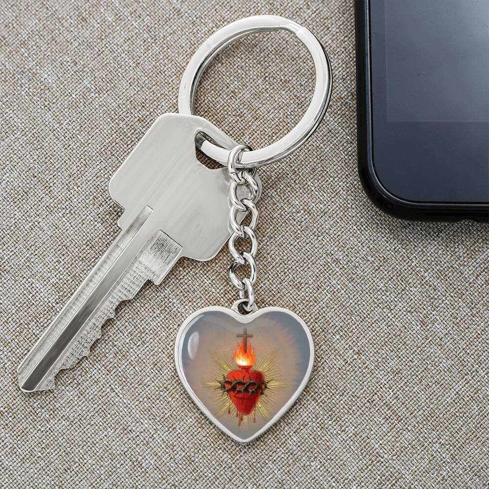 Sacred Heart Jesus Keychain