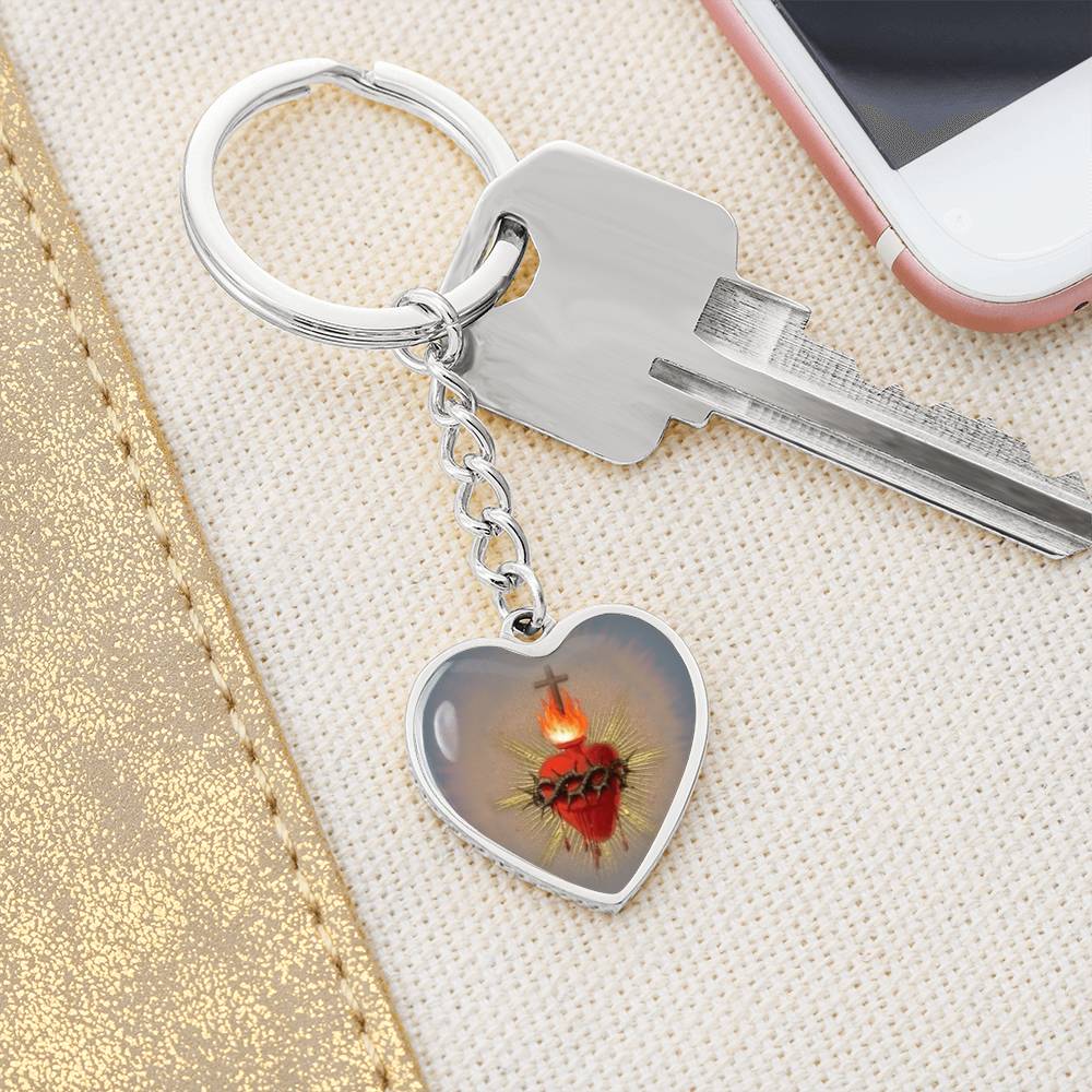 Sacred Heart Jesus Keychain