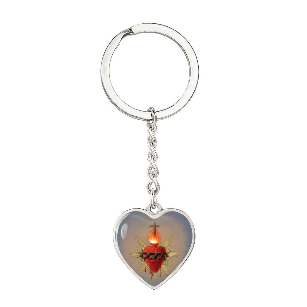 Sacred Heart Jesus Keychain