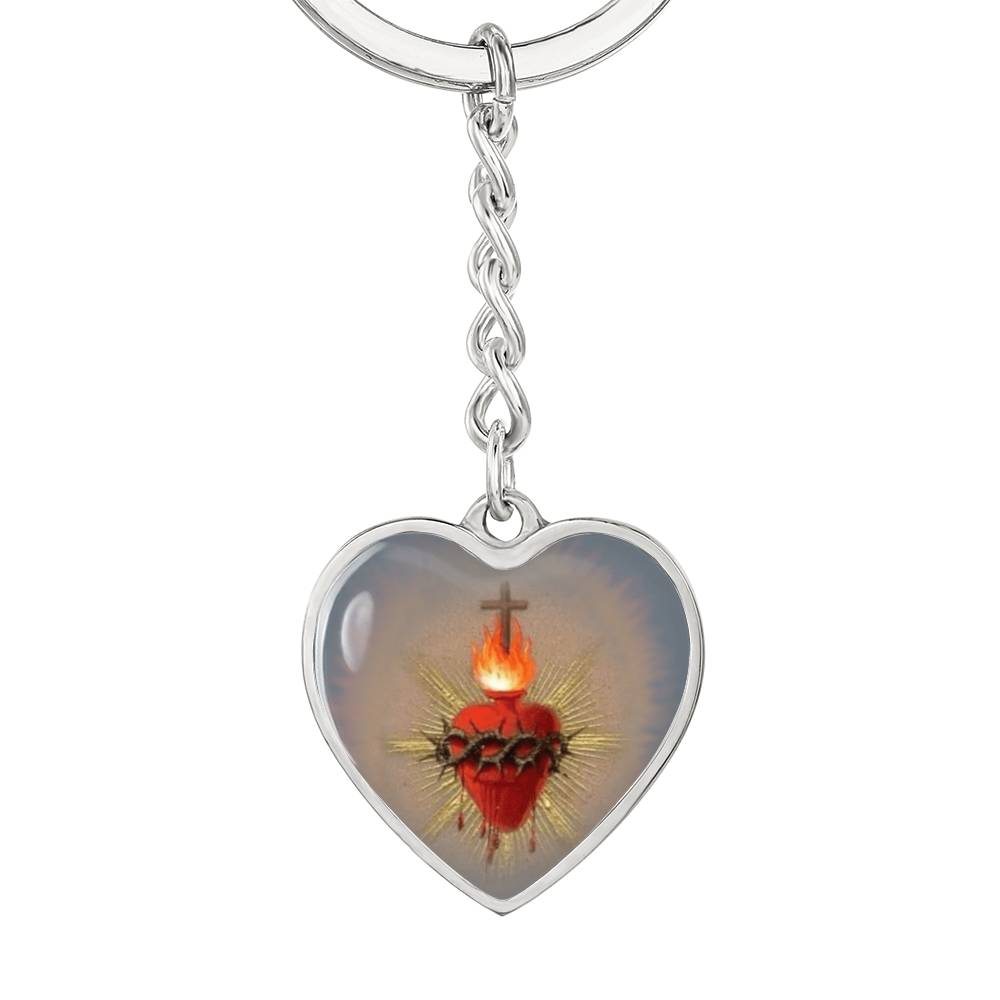 Sacred Heart Jesus Keychain