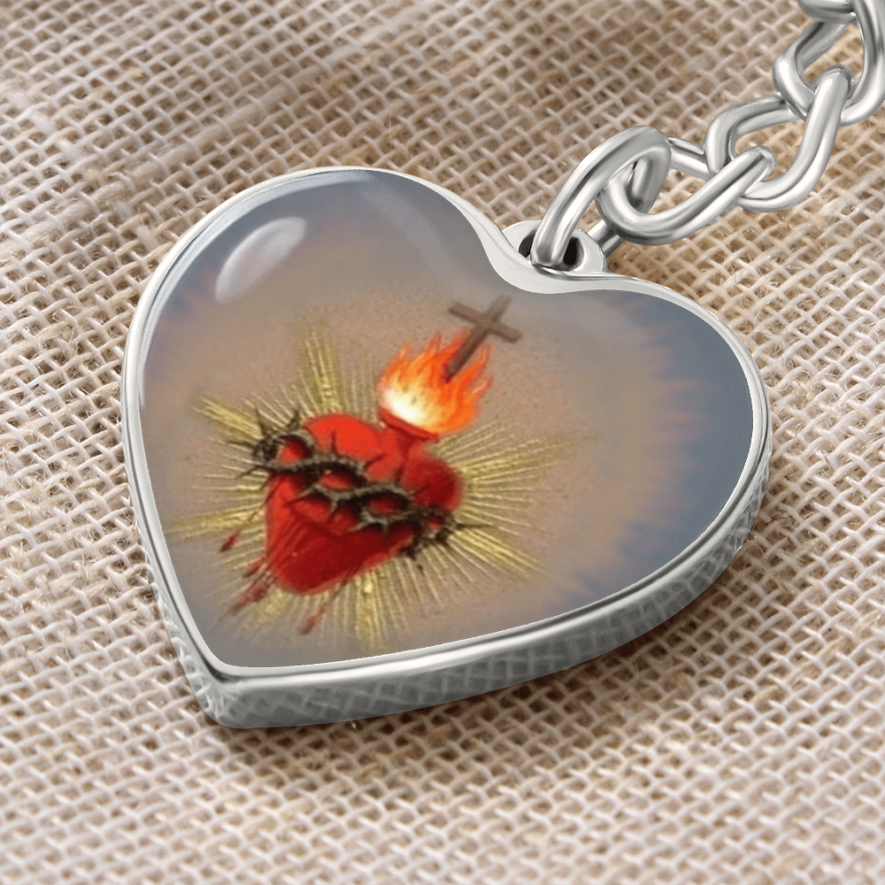 Sacred Heart Jesus Keychain