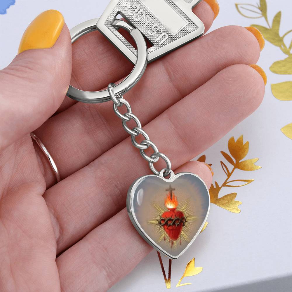 Sacred Heart Jesus Keychain