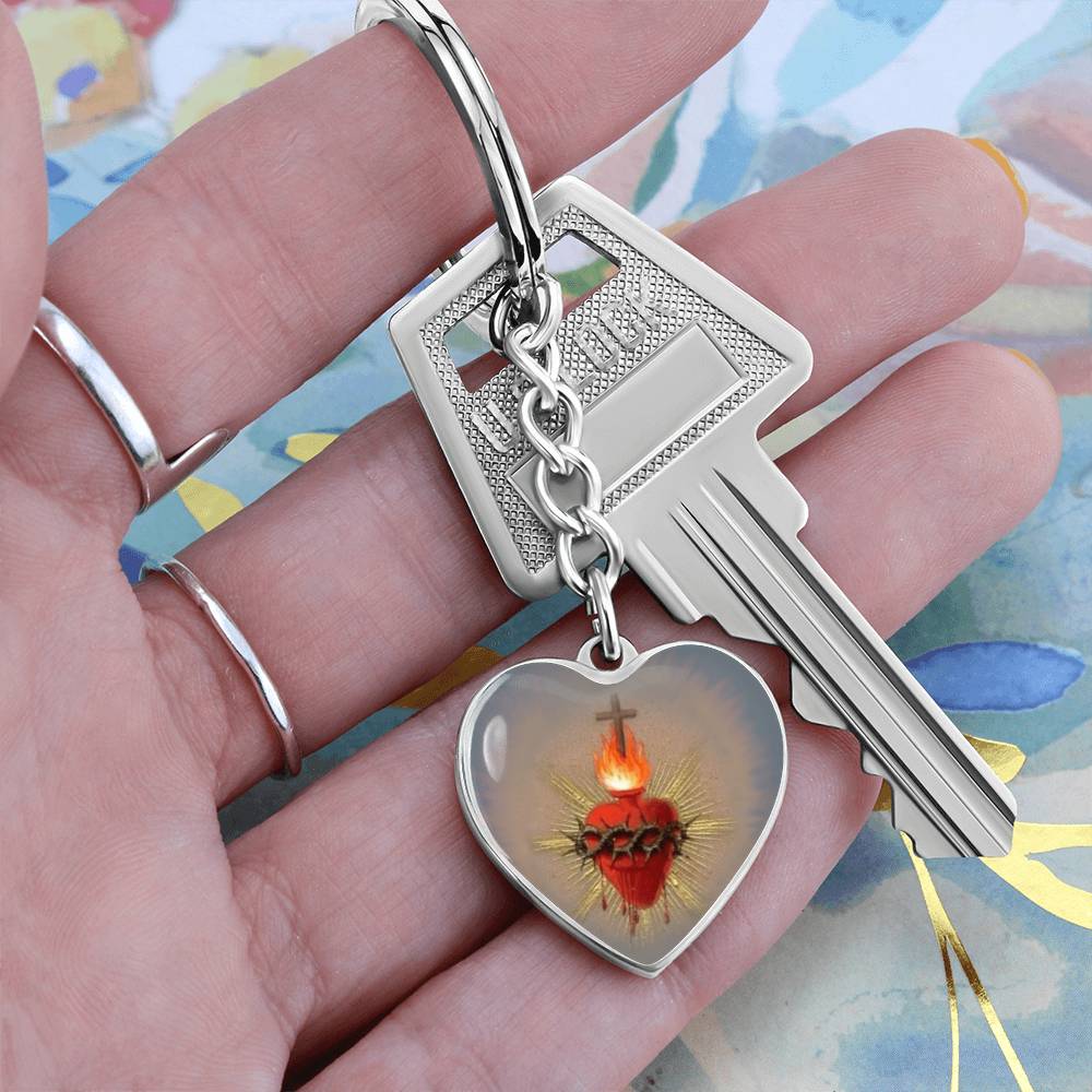 Sacred Heart Jesus Keychain