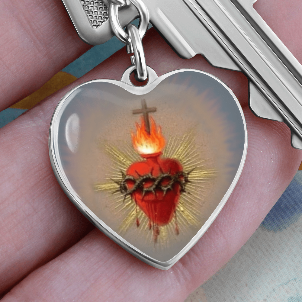 Sacred Heart Jesus Keychain