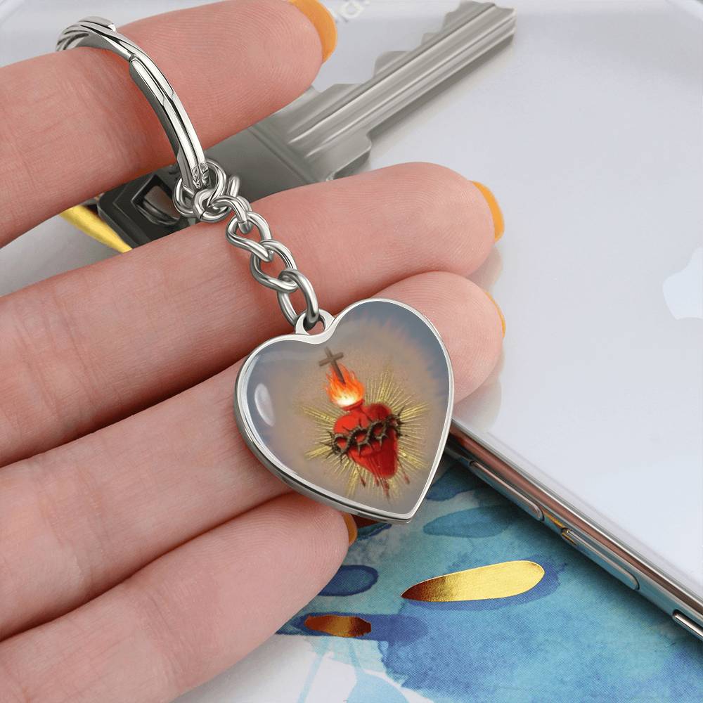 Sacred Heart Jesus Keychain