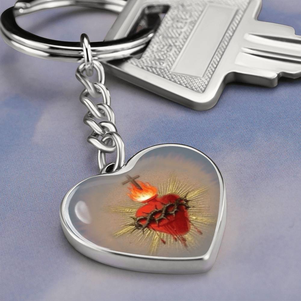 Sacred Heart Jesus Keychain