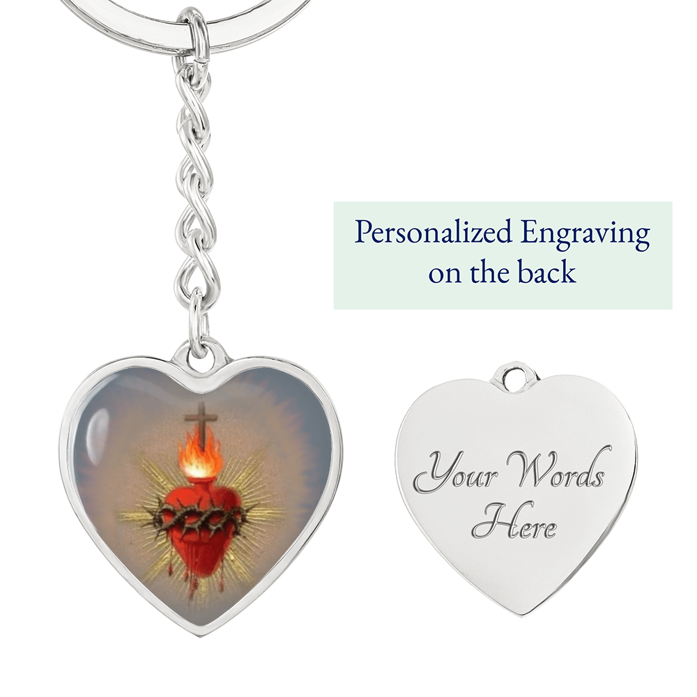 Sacred Heart Jesus Keychain