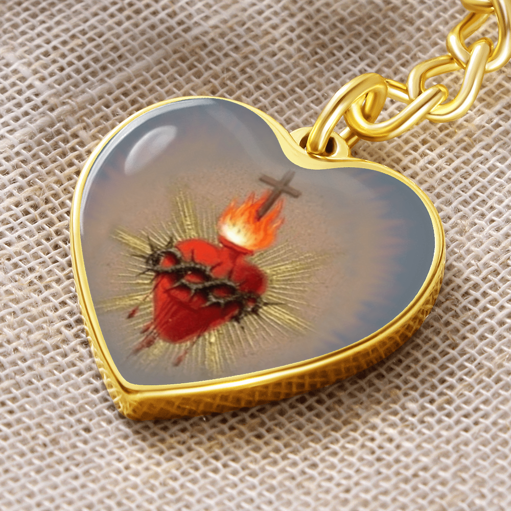 Sacred Heart Jesus Keychain