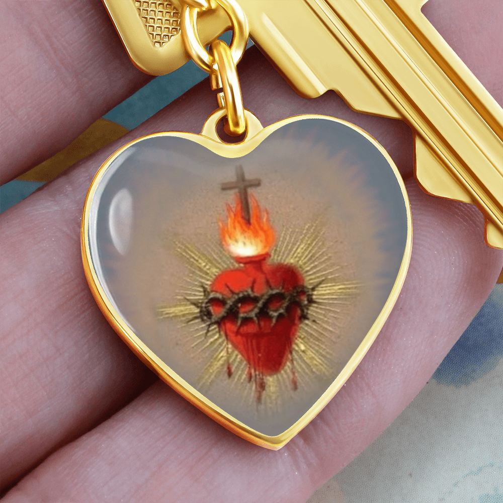 Sacred Heart Jesus Keychain