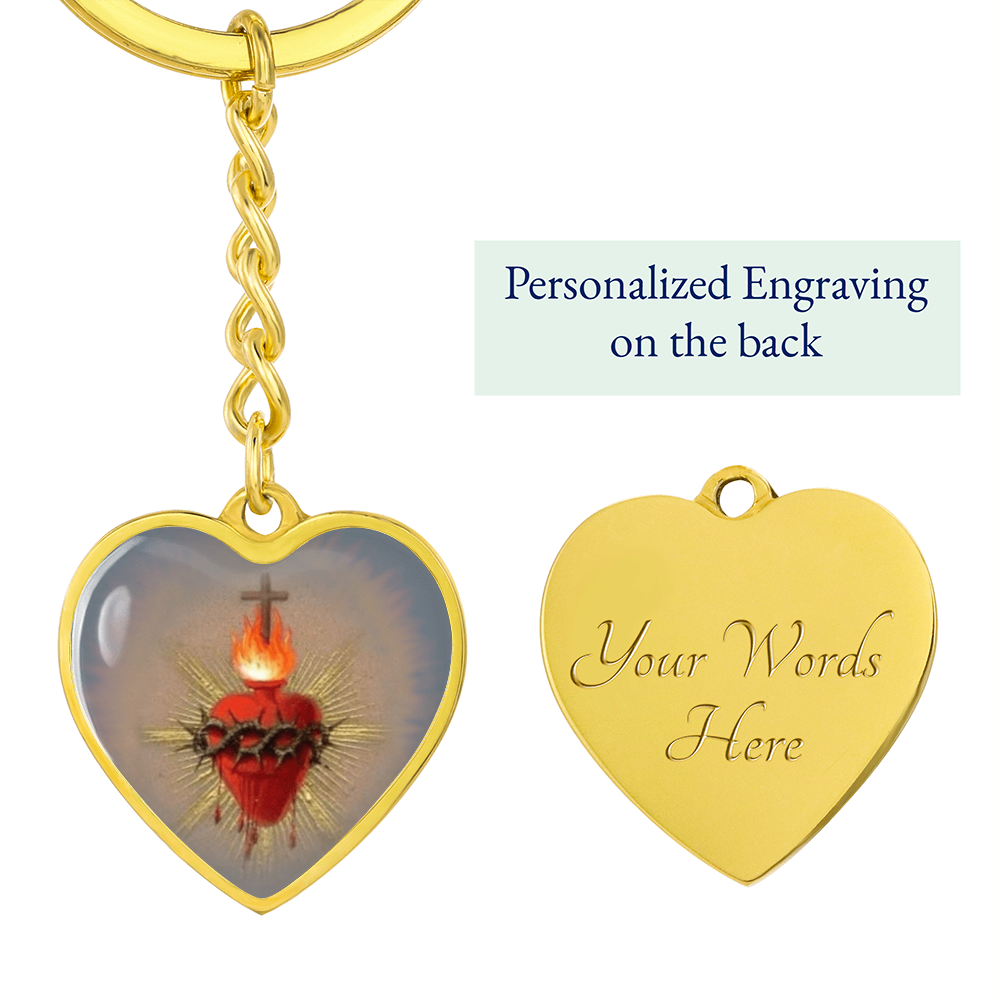 Sacred Heart Jesus Keychain