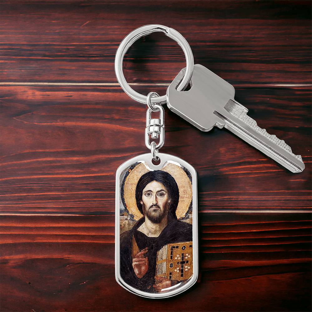 Jesus Christ Pantocrator of Sinai keychain