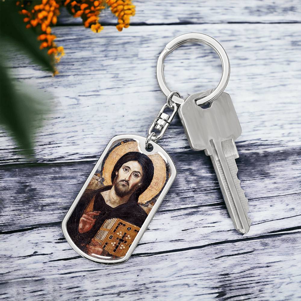 Jesus Christ Pantocrator of Sinai keychain