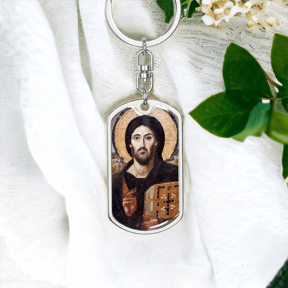 Jesus Christ Pantocrator of Sinai keychain