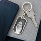 St Thérèse of Lisieux dog tag keychain