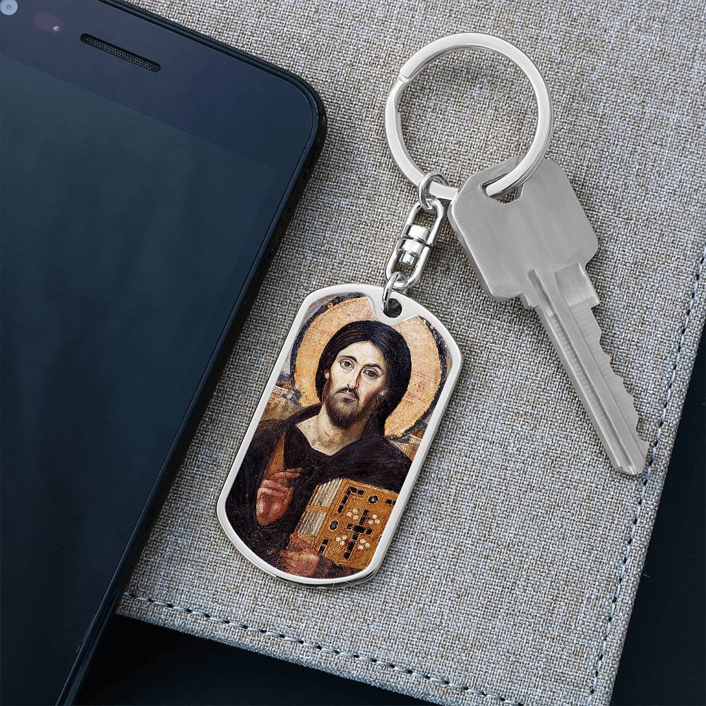 Jesus Christ Pantocrator of Sinai keychain