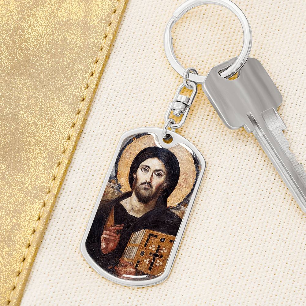 Jesus Christ Pantocrator of Sinai keychain