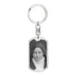 St Thérèse of Lisieux dog tag keychain