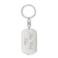 Bruder Konrad dog tag keychain