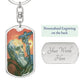 Bruder Konrad dog tag keychain