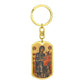 Theotokos Enthroned dog tag keychain
