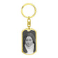 St Thérèse of Lisieux dog tag keychain