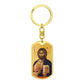 Jesus Christ Pantocrator Vatopedi dog tag Swivel Keychain