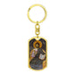 Jesus Christ Pantocrator dog tag Swivel Keychain