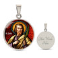 Saint Jude Thaddaeus  pendant necklace, Patron saint of  Lost Causes, St Jude Gift