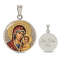 Theotokos Necklace Othodox Icon Pendant