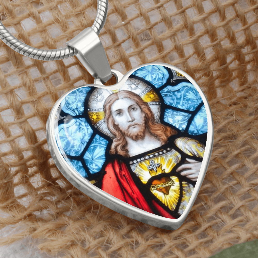 Sarced Hert of Jesus Necklace