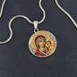 Theotokos Necklace Othodox Icon Pendant