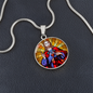 The Sacred Heart of Jesus Christ pendant necklace