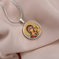 Theotokos Necklace Othodox Icon Pendant