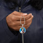 Saint Therese of Lisieux circle pendant necklace