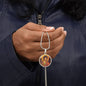 Archangel Michael circle pendant necklace