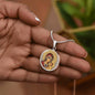 Theotokos Necklace Othodox Icon Pendant