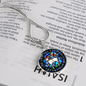 Lamb of God necklace, Lamb of God Agnus Dei pendant necklace, Our Lamb Has Conquered Let Us Follow Him, Lamb of God pendant