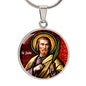 Saint Jude Thaddaeus  pendant necklace, Patron saint of  Lost Causes, St Jude Gift