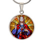 The Sacred Heart of Jesus Christ pendant necklace