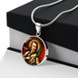 Saint Jude Thaddaeus  pendant necklace, Patron saint of  Lost Causes, St Jude Gift