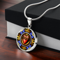 Sacred Heart of Jesus necklace medal pendant