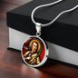 Saint Jude Thaddaeus  pendant necklace, Patron saint of  Lost Causes, St Jude Gift