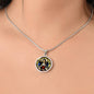 St Terese of Avila circle pendant necklace