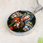 Saint Jude Thaddaeus  pendant necklace, Patron saint of  Lost Causes, St Jude stain glass gift