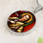 Saint Jude Thaddaeus  pendant necklace, Patron saint of  Lost Causes, St Jude Gift