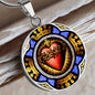 Sacred Heart of Jesus necklace medal pendant