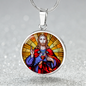 The Sacred Heart of Jesus Christ pendant necklace