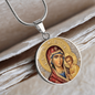 Theotokos Necklace Othodox Icon Pendant